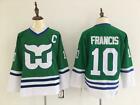 Replica Vintage Ron Francis 10 Hartford Whalers Jersey