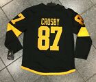 New Embroidered 2019 Stadium Series Pittsburgh Penguins Sidney Crosby Jersey NHL