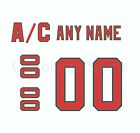 New Jersey Devils Customized Number Kit for 1982 92 White Jersey