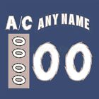 Tampa Bay Lightning 1996 99 3rd Blue Jersey Customized Number Kit un sewn