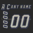 Tampa Bay Lightning 1993 94 Black Jersey Customized Number Kit un sewn