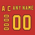 Vancouver Canucks 1995 97 Vintage Red Jersey Customized Number Kit un stitched