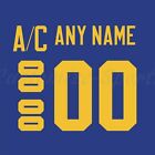 IIHF Olympic Hockey 2006 Sweden Blue Jersey Customized Number Kit un sewn