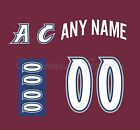 Colorado Avalanche 2007 2017 Burgundy Jersey Customized Number Kit un sewn