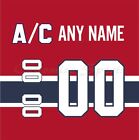 Montreal Canadiens Home Jersey Customized Number Kit un stitched