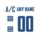 Vancouver Canucks Away Jersey Customized Number Kit un stitched