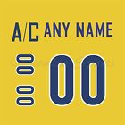 IIHF Olympic Hockey 2010 Sweden Gold Jersey Customized Number Kits un sewn