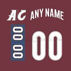 Colorado Avalanche 2017 Present Home Jersey Customized Number Kit un sewn