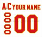Atlanta Flames Customized Number Kit for 1972 1980 White Jersey