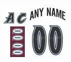 Colorado Avalanche Customized Number Kit for 90s Starter White Jersey