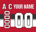 Ottawa Senators Customized Number Kit for 2017 Centennial Classic Jersey