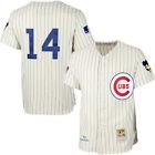 Chicago Cubs 14 Ernie Banks 1969 Throwback Jersey Mens Ivory