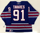 JOHN TAVARES OSHAWA GENERALS OHL BLUE REEBOK PREMIER JERSEY NEW YORK ISLANDERS