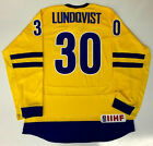 HENRIK LUNDQVIST TEAM SWEDEN NIKE OLYMPIC HOCKEY JERSEY NEW YORK RANGERS