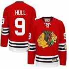 NEW 100 CCM KIDS BOYS YOUTH BOBBY HULL 9 CHICAGO BLACKHAWKS THROW BACK JERSEY