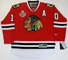 PATRICK SHARP CHICAGO BLACKHAWKS 2010 CUP RBK JERSEY