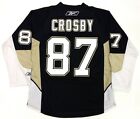 SIDNEY CROSBY PITTSBURGH PENGUINS 2009 STANLEY CUP RBK PREMIER HOME JERSEY
