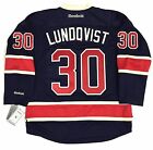 HENRIK LUNDQVIST NEW YORK RANGERS REEBOK NHL PREMIER THIRD JERSEY