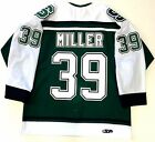 RYAN MILLER MICHIGAN STATE SPARTANS GREEN AUTHENTIC JERSEY VANCOUVER CANUCKS