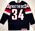 AUSTON MATTHEWS TEAM USA NIKE 2015 WORLD JUNIORS JERSEY TORONTO MAPLE LEAFS NEW