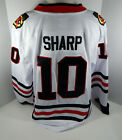 New Men Chicago Blackhawks Patrick Sharp 10 Fanatics Breakaway White Jersey