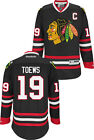 Chicago Blackhawks Jonathan Toews 19 Black Premier Jersey Reebok NHL Stitched