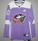 Authentic Adidas NHL Columbus Blue Jackets Hockey Fights Cancer Hockey Jersey