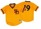 Authentic Mitchell  Ness San Diego Padres 19 Baseball Jersey New Mens 90