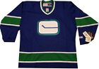 Vancouver Canucks Replica Throwback 550 BLUE Jersey New with tags LARGE