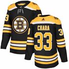 Zdeno Chara 33 Boston Bruins Black  Yellow Hockey Jersey