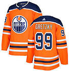 Wayne Gretzky 99 Edmonton Oilers Orange Classic Throwback Hockey Jersey