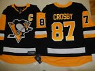 0318 Mens Pittsburgh Penguins SIDNEY CROSBY BREAKAWAY HOCKEY JERSEY New